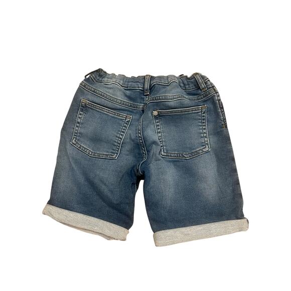 Zara Boys Bundle Set  Cotton Striped Button Down & Denim Shorts Summer  6x/7 - Picture 6 of 7